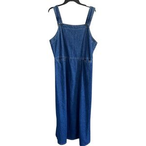 Vintage 80s/90s Woolrich Women’s Denim Jumper Maxi Length size Large